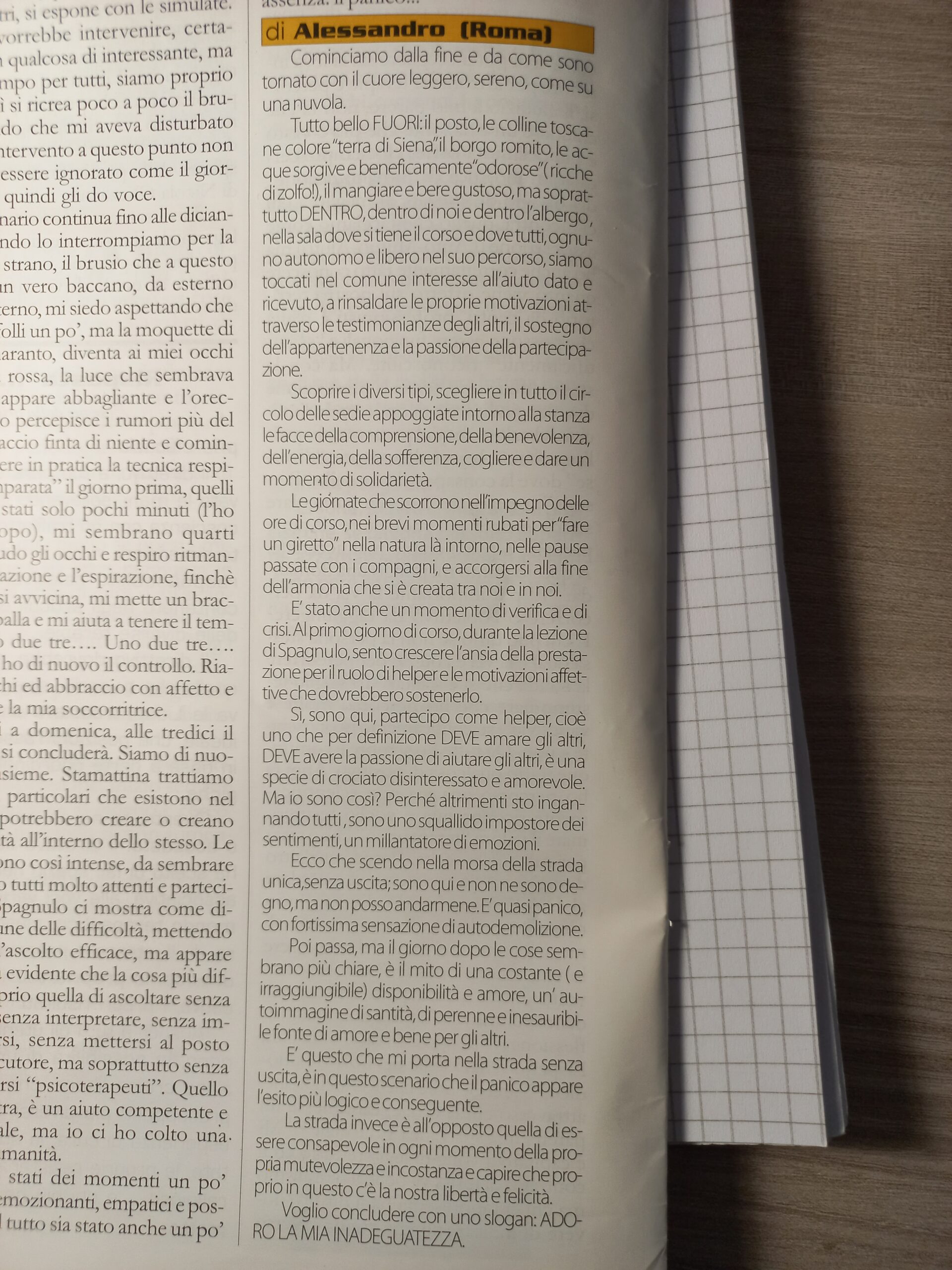 Articolo Rivista Pan